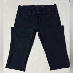 7 For All Mankind Women's Black Haylie flare Jeans